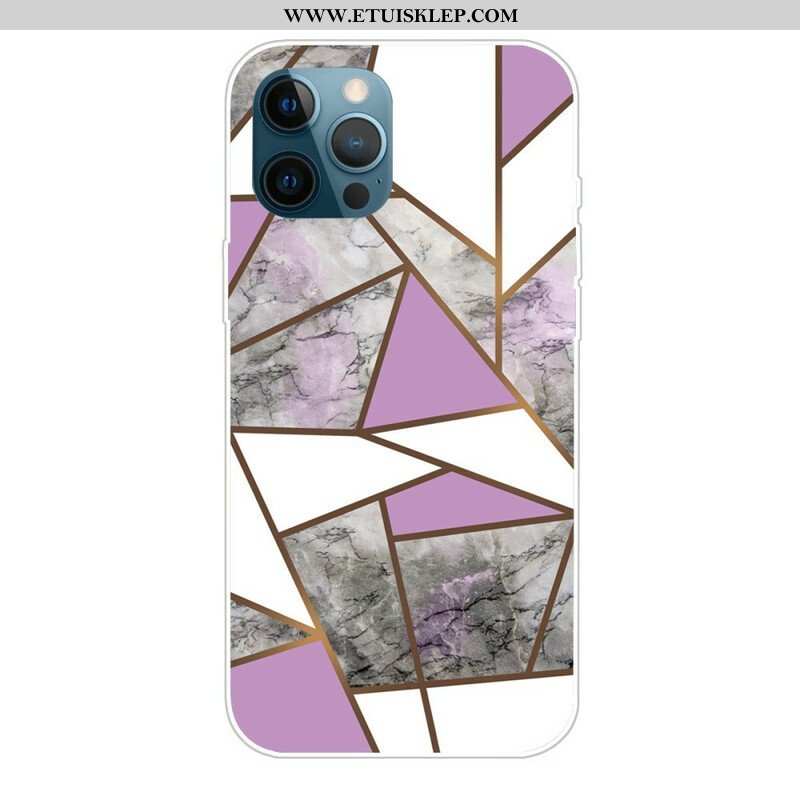 Etui do iPhone 13 Pro Geometria Marmuru
